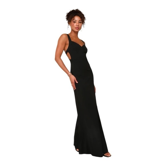 Lulus Dresses & Skirts - NWT RSVP Chic Black Strappy Sleeveless Mermaid Maxi Dress | size XL